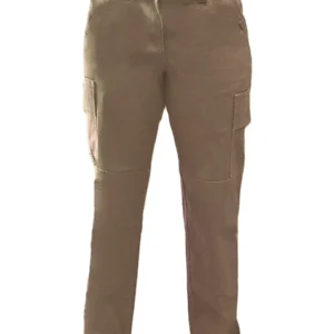 Ladies-Plain Combat Trouser - Khaki